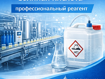 Соляная кислота — профессиональный реагент для очистки и водоподготовки