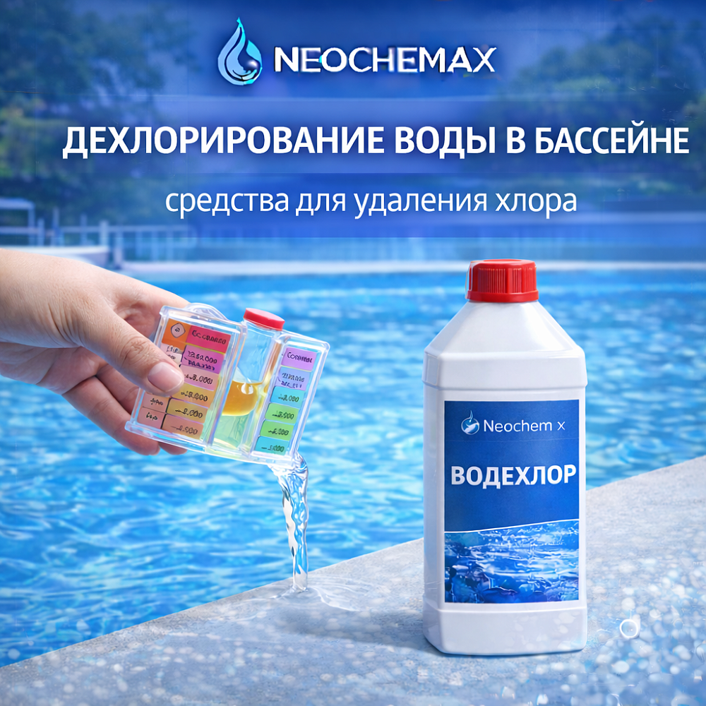Дехлорирование воды в бассейне - средства для удаления хлора