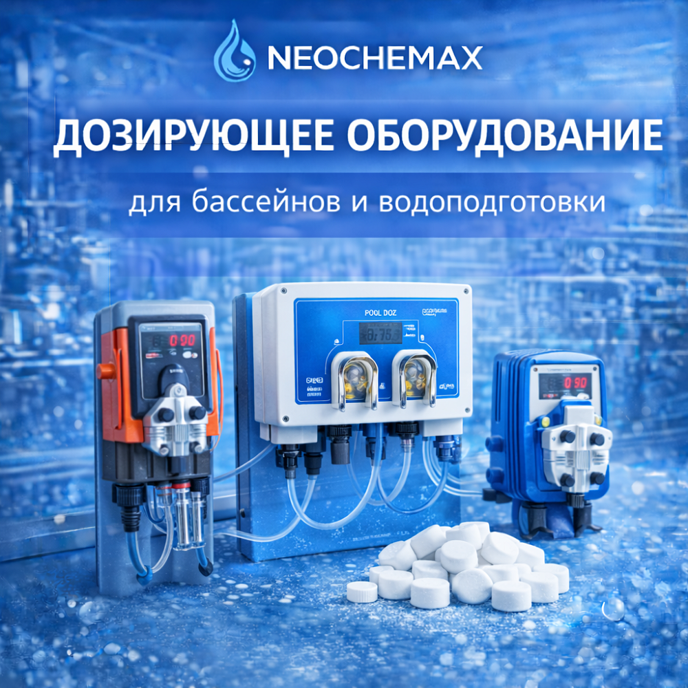 Дозирующее оборудование для бассейнов и водоподготовки Дозирующее оборудование для бассейнов и водоподготовки