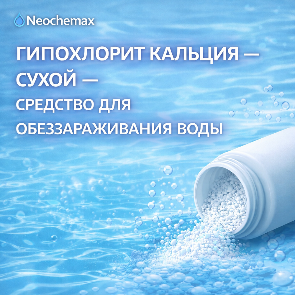 Гипохлорит кальция (сухой) - средство для обеззараживания воды