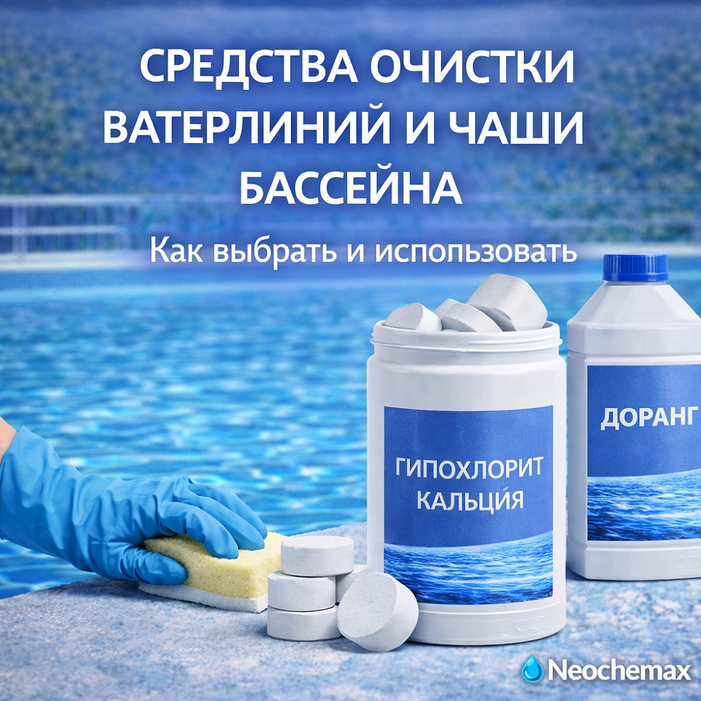 Средства очистки ватерлиний и чаши бассейна
