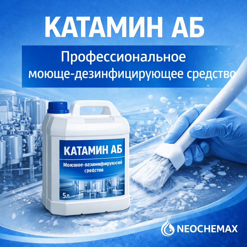 Катамин АБ - профессиональное моюще-дезинфицирующее средство