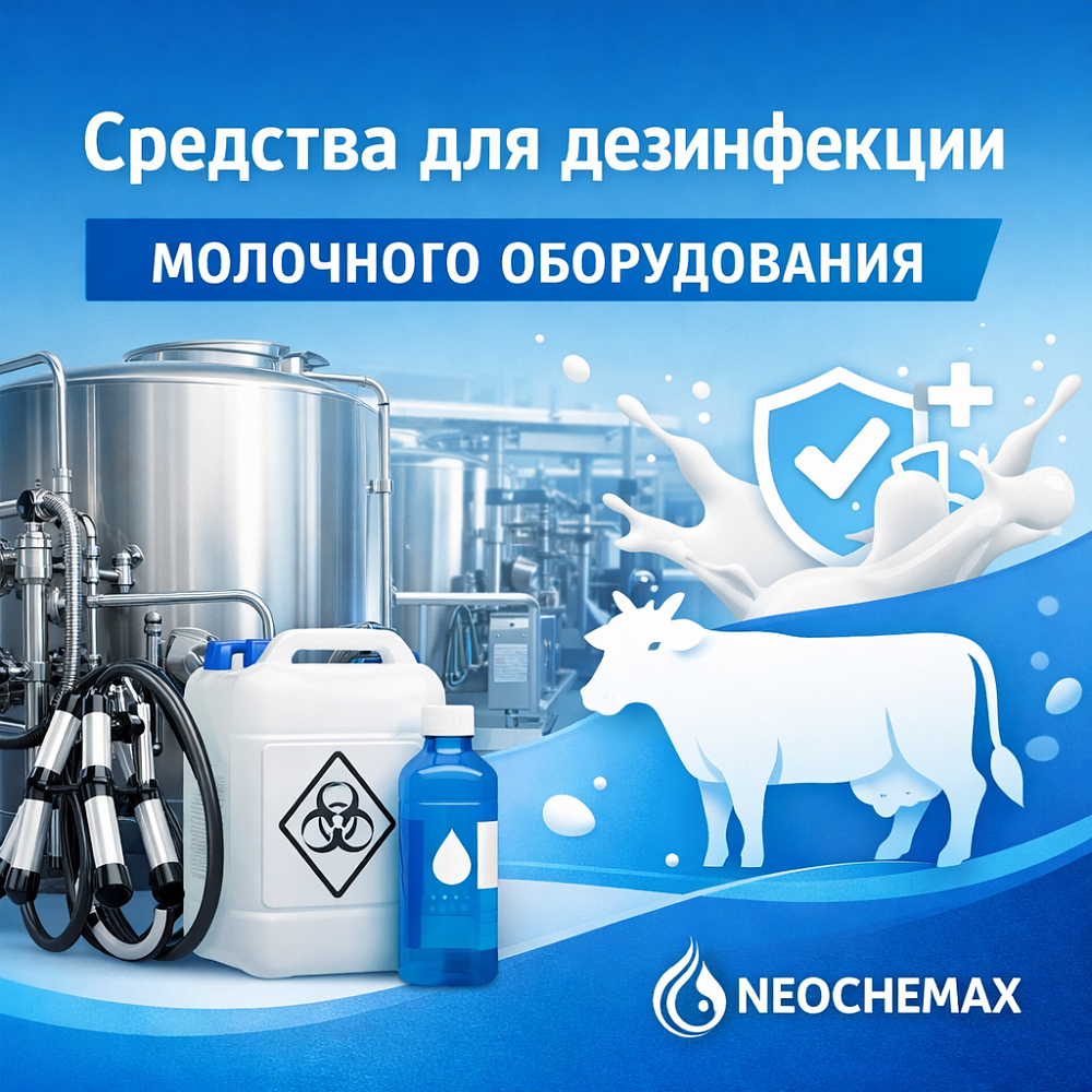 Средства для дезинфекции молочного оборудования
