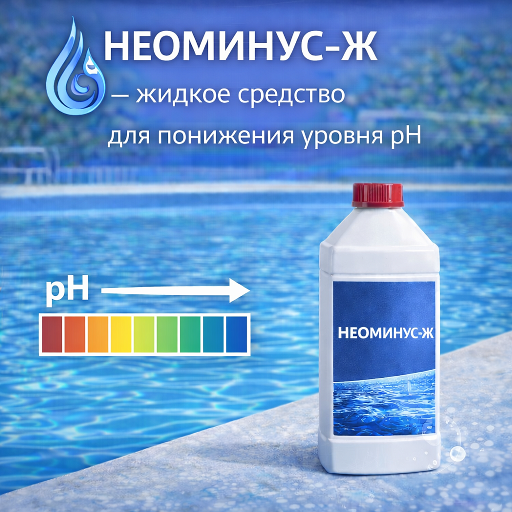 Неоминус-Ж - жидкое средство для понижения уровня pH Неоминус-Ж - жидкое средство для понижения уровня pH
