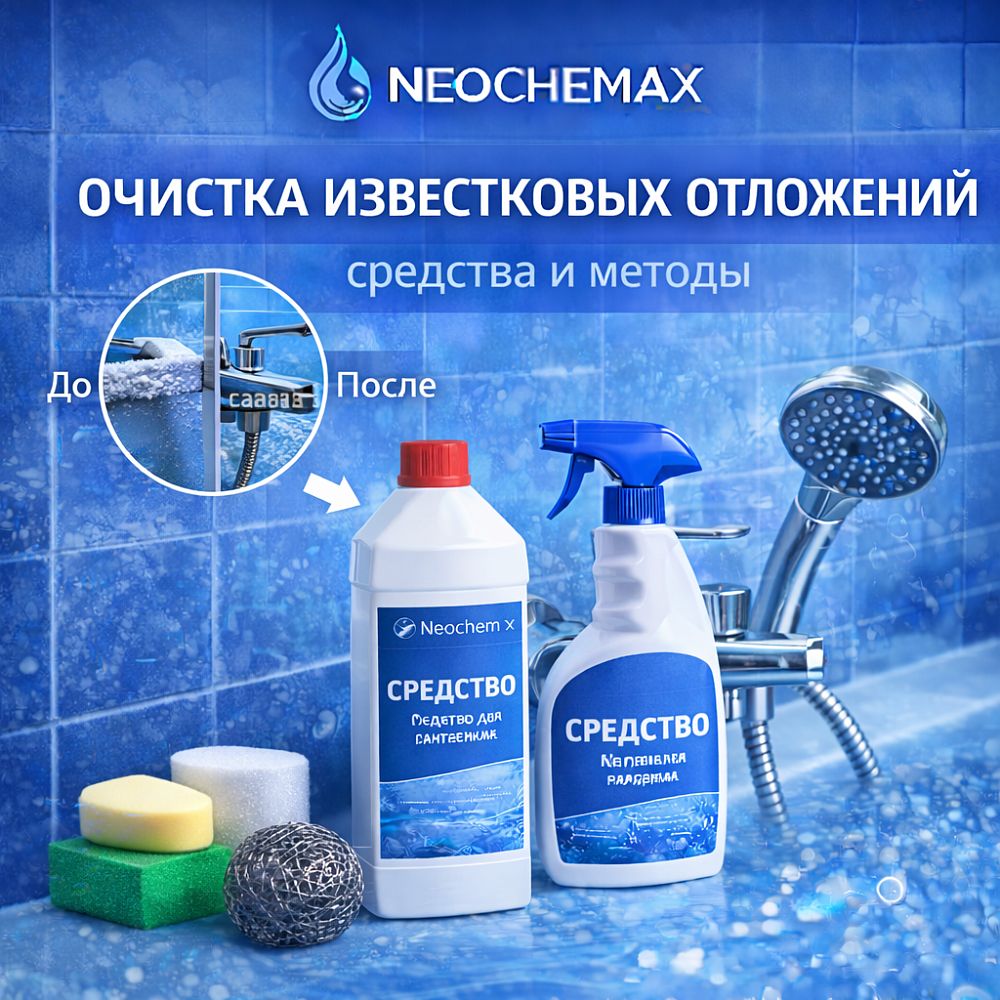 Очистка известковых отложений - средства и методы
