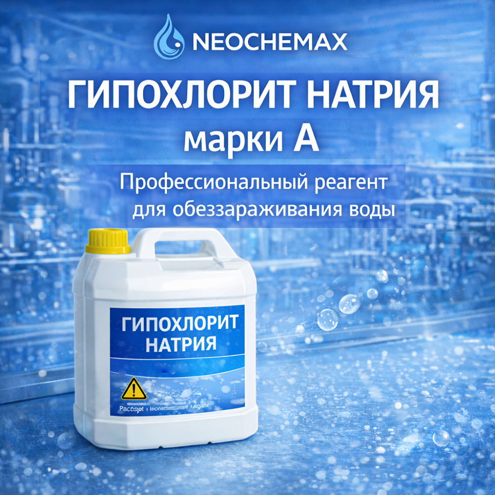 Гипохлорит натрия марки А - профессиональный реагент для обеззараживания воды