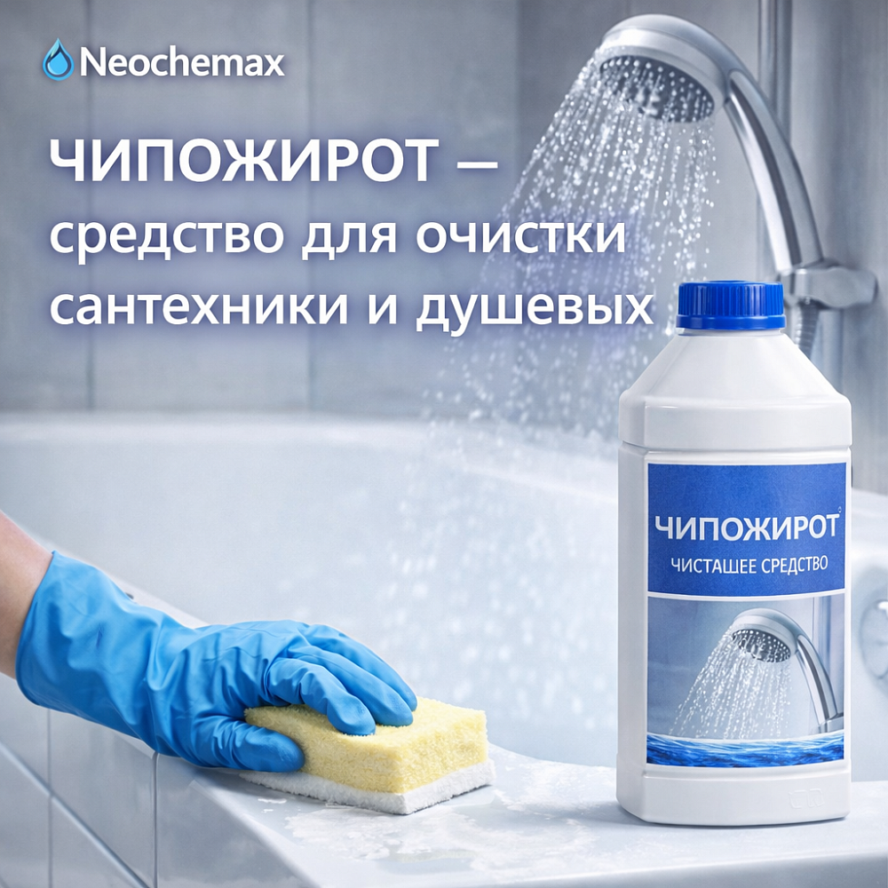 Чипожирот - средство для очистки сантехники и душевых
