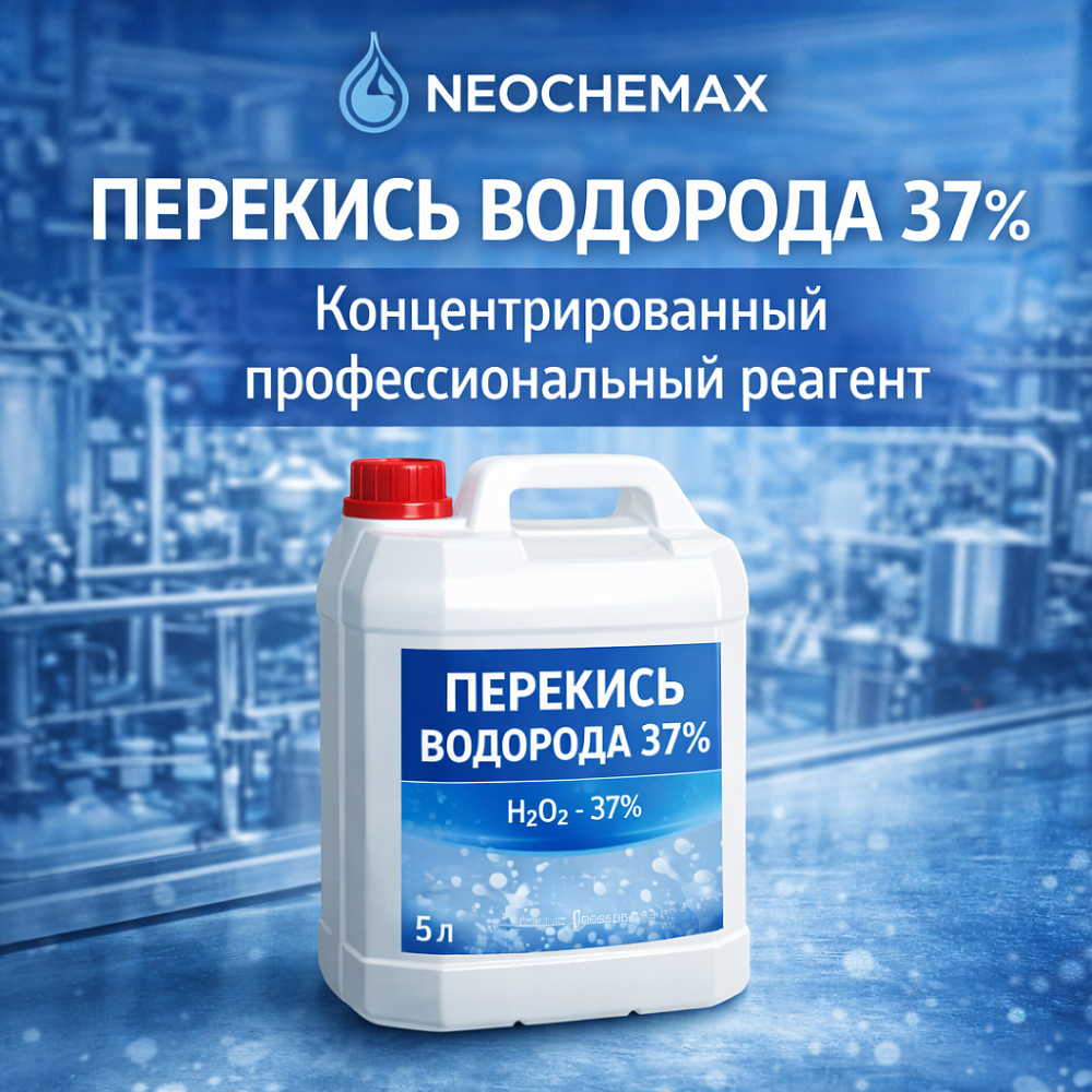 Перекись водорода 37 % - концентрированный профессиональный реагент